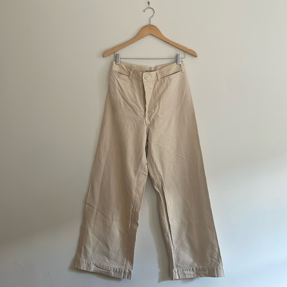 Jesse Kamm Sailor Pant, Size 8, Natural